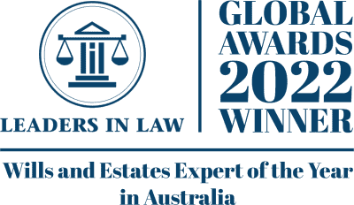 Leaders in Law - Global Awards 2022 Winner - Wills and Estates Expert of the Year in Australia